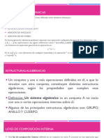 Estructuras Algebraicas. Ley de Composicion Interna