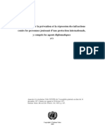 9 - 4 - 1973convention Sur La Prévention Et La Répression Des Infractions Contre Les Personnes Jouissant D'une Protection Internationale, y Compris Les Agents Diplomatiques