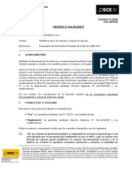 Opinión 054-2023-DTN - PETRAMAS SAC - Modificaciones Al Contrato y Reajuste de Precios