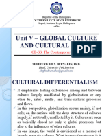 Unit V Global Culture and Cultural Flows
