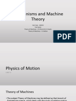 Mechanisms and Machine Theory - Unit 0 and Unit 1