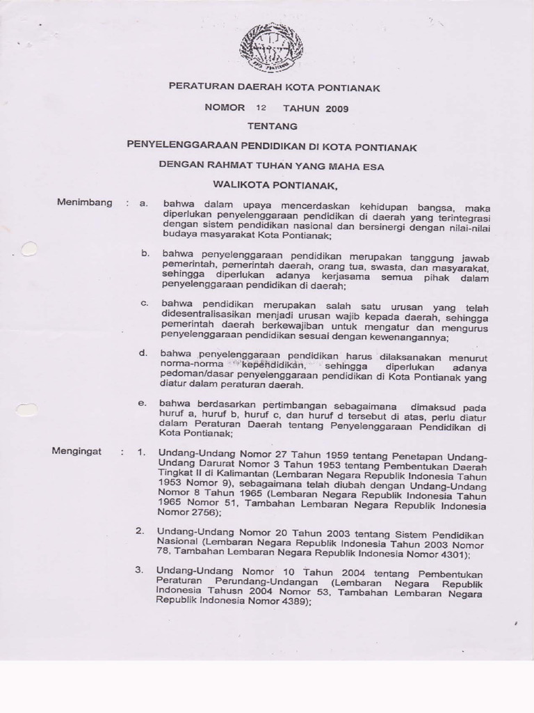 perwa-kota-pontianak-no-12-tahun-2009-pdf