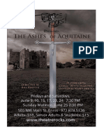Ashes of Aquitaine Playbill 2