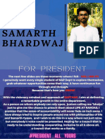 President Samarth Manifesto