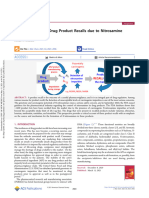 Critical Analysis of Drug Product Recalls Due To Nitrosamine