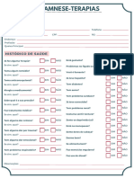 Ficha Anamnese Curso