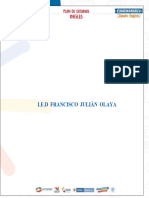 Plan de Estudios Inglés Cundinamarca - Francisco Olaya