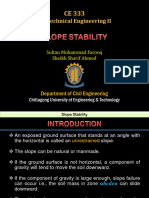 Slope Stability 01 (Infinite Slope Without Seapage)