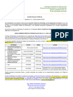 CSSAN 0238 Convocatoria y Pliego de Requisitos