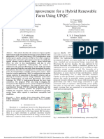 Power Quality Improvement For A Hybrid Renewable Farm Using UPQC