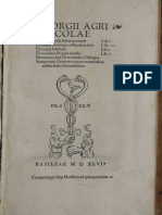 Georgius Agricola 'De Natura Fossilium' (1546)