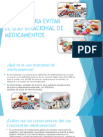 Medidas para Evitar El Uso Irracional de Medicamentos