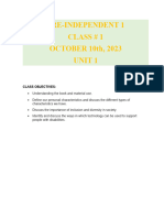 PreIn Unit 1 Class 1