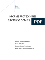 Informe Protecciones Electricas Domiciliarias