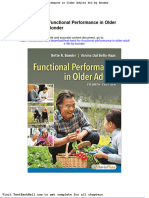Test Bank For Functional Performance in Older Adults 4th by Bonder Full Download