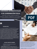 Convenios Interestatales o de Coordinación Fiscal