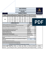 A4 Cost Sheet