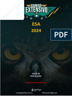 Aula 08 - A População Brasileira - ESA 2024