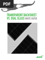 Transparent Backsheet VS Dual Glass