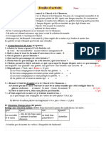 Feuille D Activite CE Et Corrigé 2AM P1S1