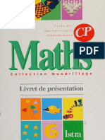 CP - Mathématiques - Cycle Des Apprentissages Fondamentaux, Maths - Livret de Présentation - Istra - 1995