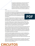 Después de Que El Hombre Descubrió La Energía Eléctrica y La Forma de Producirla en Grandes Cantidades Quiso Emplearla de Manera Productiva