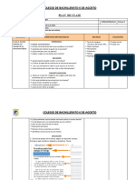 Plan de Clases. Octavo D