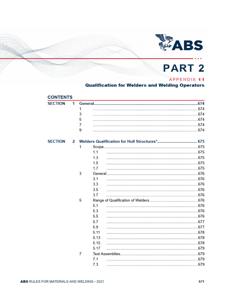 Part-2-July21 A P P E N D I X 1 1 Qualification For Welders and Welding ... - A P P E N D I X