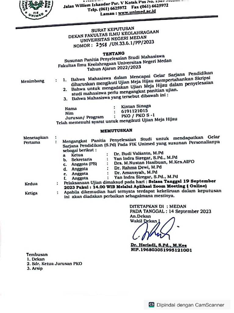 Undangan Sidang-4 | PDF