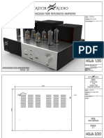 AV-0001 - Amplificador Valvular Vitta Astor Audio HI-FI - Modelo 3D Chasis Solo - V 1.0