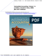 Test Bank For Intermediate Accounting Volume 1-2-12th Canadian Edition Donald e Kieso Isbn 1119496330 Isbn 9781119496335 Full Download
