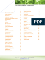 Lexique Termes Juridiques Immobilier