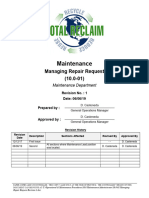 10.0-01 Managing Repair Request Revision 1