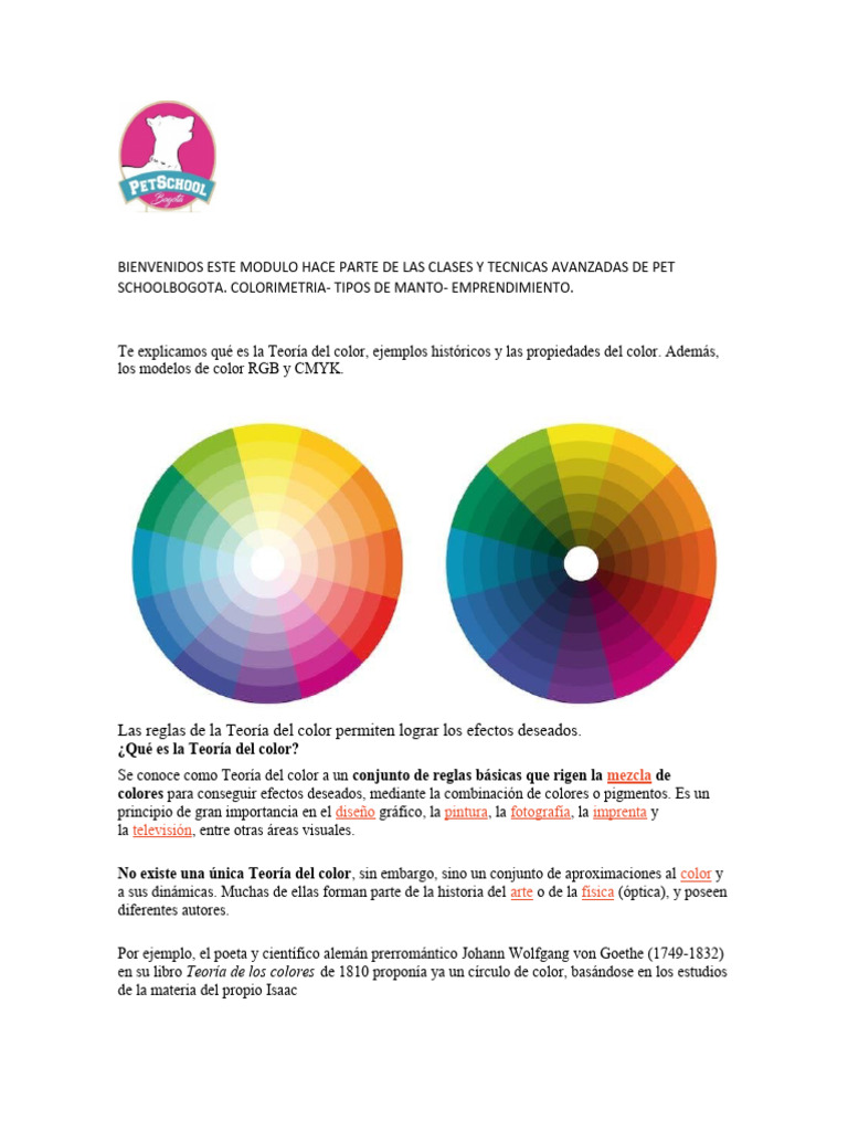 colorimetria y mantos | PDF | Color | Modelo de color Rgb