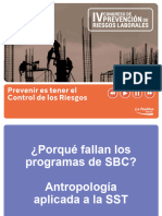 Antropología Aplicada A La SST - Congreso La Positiva