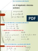 Sistema de Ecuaciones 3X3