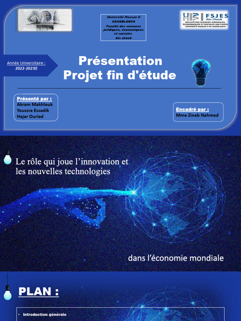 Projet Fin D'etude SJT 14 Ayh | PDF | Énergie renouvelable | Croissance ...