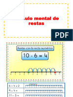 Cálculo Mental de Restas