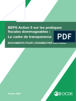 Beps Action 5 Sur Les Pratiques Fiscales Dommageables Examens Par Les Pairs Du Cadre de Transparence