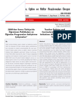 2000'den+Sonra+Türkiye'de Öğretmen Politikaları 31.05.2023