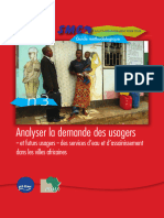PDM Ps Eau SMC Guide 3 Analyser La Demande Des Usagers Et Futurs Usagers Des Services D Eau Et D Assainissement Dans Les Villes Africaines 2011