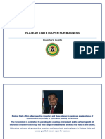 Investing in Plateau State OSS Booklet