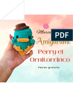 Amigurumi. Perry El Ornitorrinco