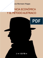 Ciencia Economica Y El Metodo Austriaco, La - Hermann Hoppe Hans