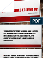 Digital Video Editing 101