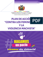 Plan de Acción Contra Feminicidio y Violencia Machista
