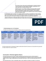 Actividades y Cronograma