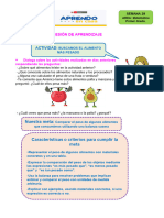 Sesion de Aprendizaje Matematica s29