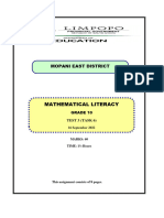 2022 Mlit Test 3 QP Grade 10 Term 3