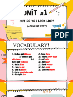 Contenido y Vocabulario Unidad Q 4to Basico